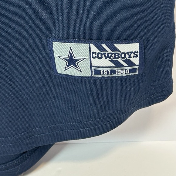 NFL Apparel Dallas Cowboys Pull Over Shirt Size Medium V Neck - Picture 3 of 8
